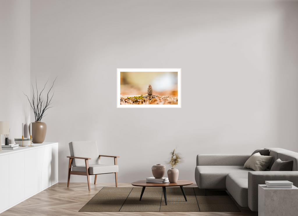 Macro Cone Modern Abstract Textured Wall Art