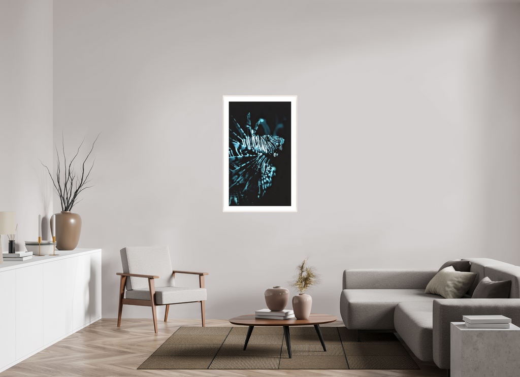 silent sovereign lionfish underwater fine art photography
