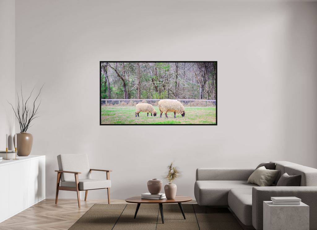 ranquil Pastures Serene Countryside Landscape Wall Art