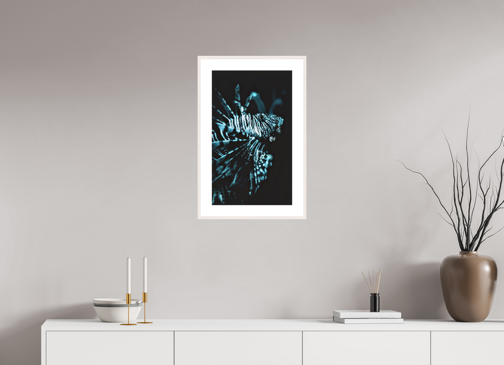 silent sovereign lionfish underwater fine art photography