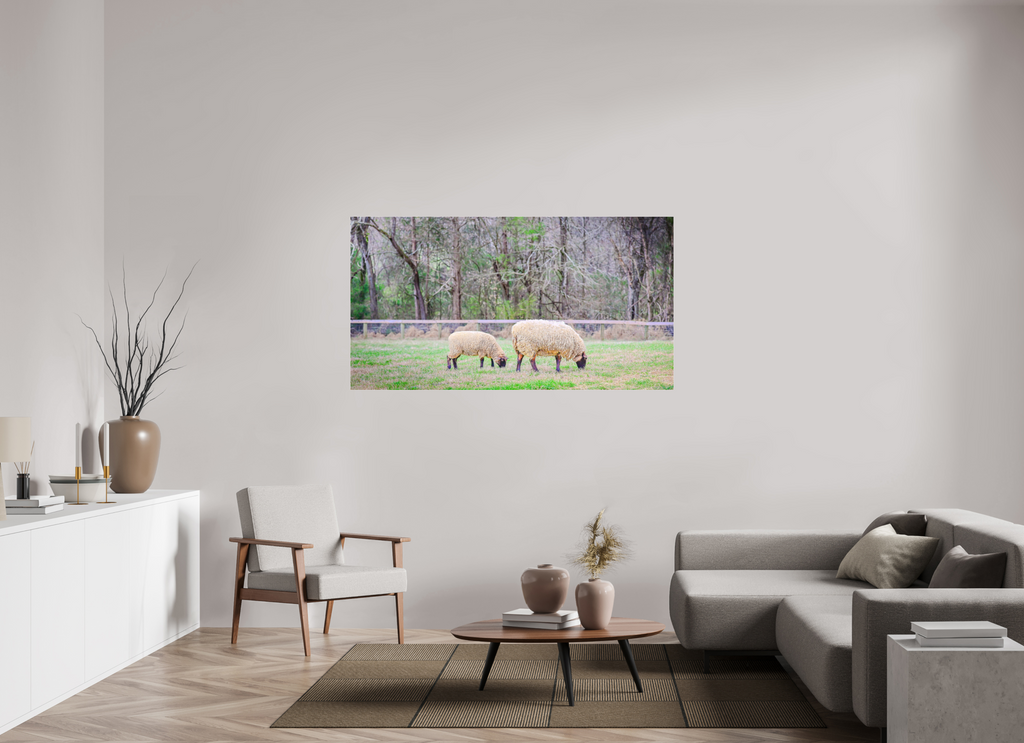ranquil Pastures Serene Countryside Landscape Wall Art