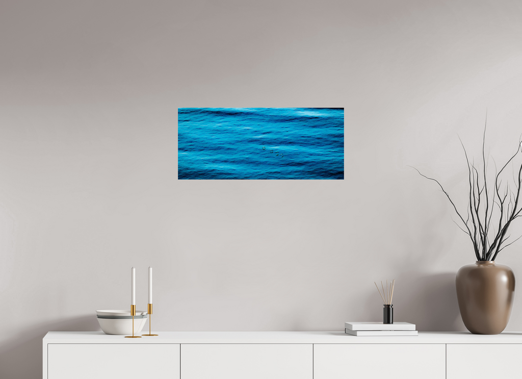 27.8 x 12″, Photo Print On Fuji Crystal DP II Ocean Whispers minimalist ocean photography print