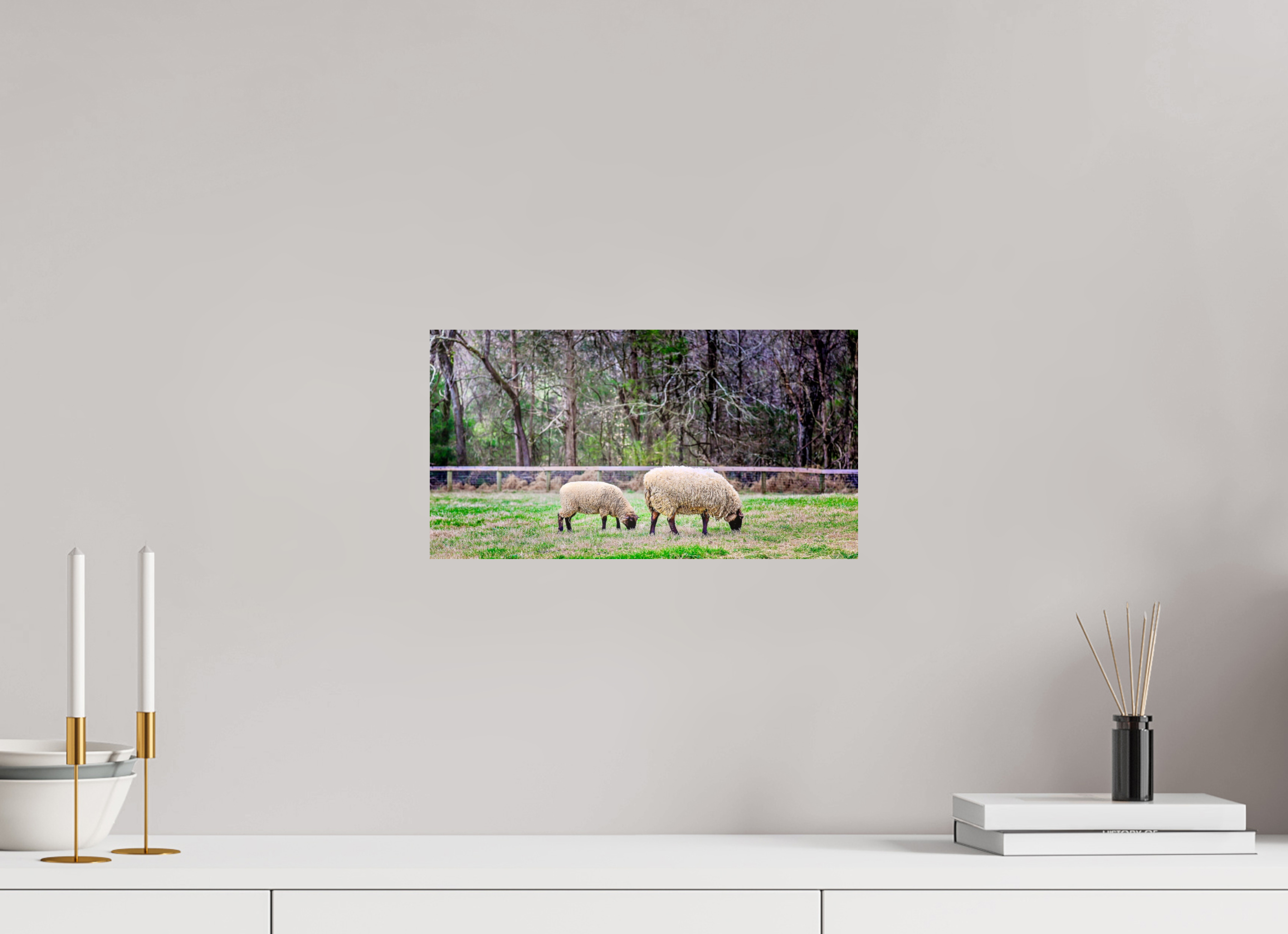 14.9 x 8″, Photo Print On Fuji Crystal DP II Tranquil Pastures