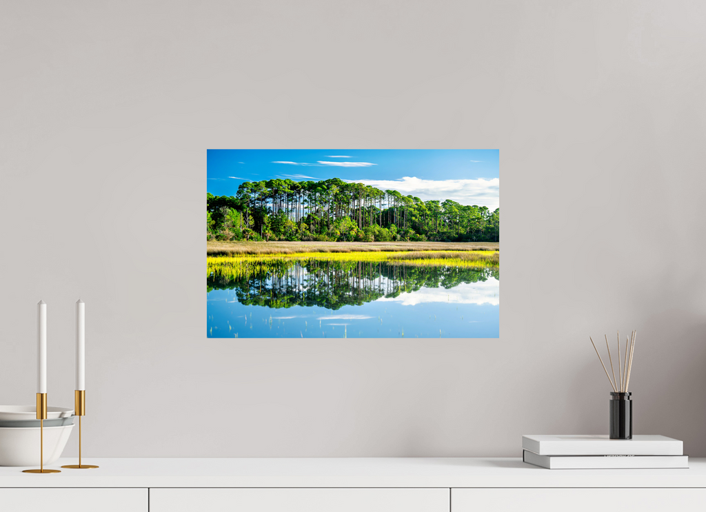 18.6 x 12″, Photo Print On Fuji Crystal DP II Serene Marsh Landscape Fine Art Photography Print