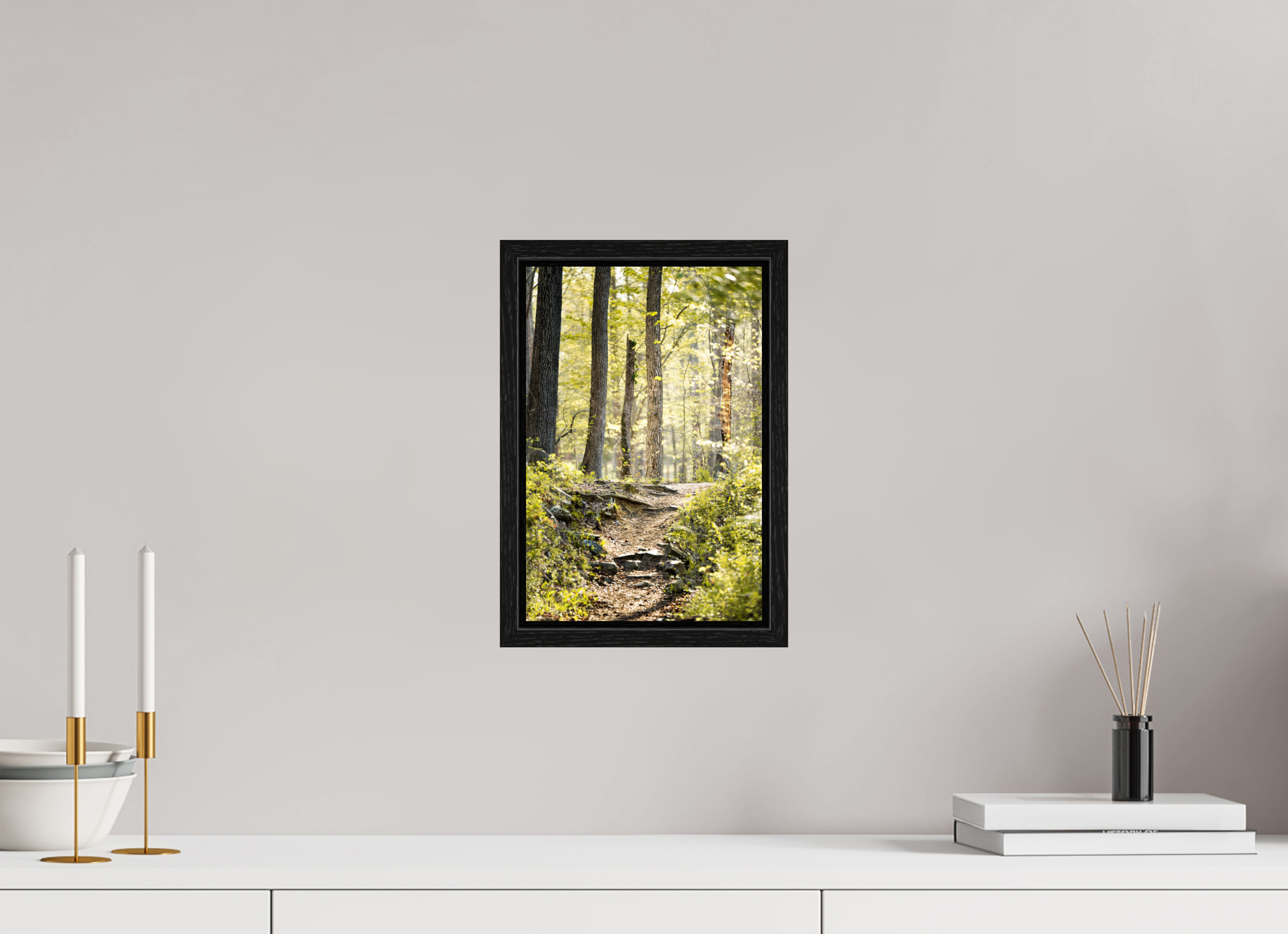 8 x 12″, Floater Frame Morning Light