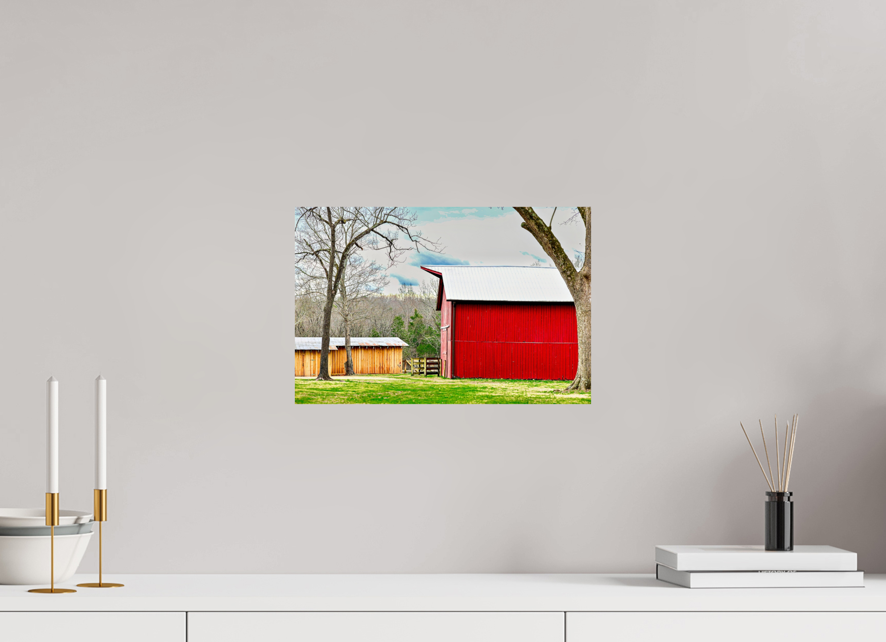 15 x 10″, Photo Print On Fuji Crystal DP II A Countryside Print