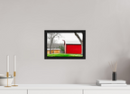 A Countryside Print Serene Rustic Landscape Wall Art
