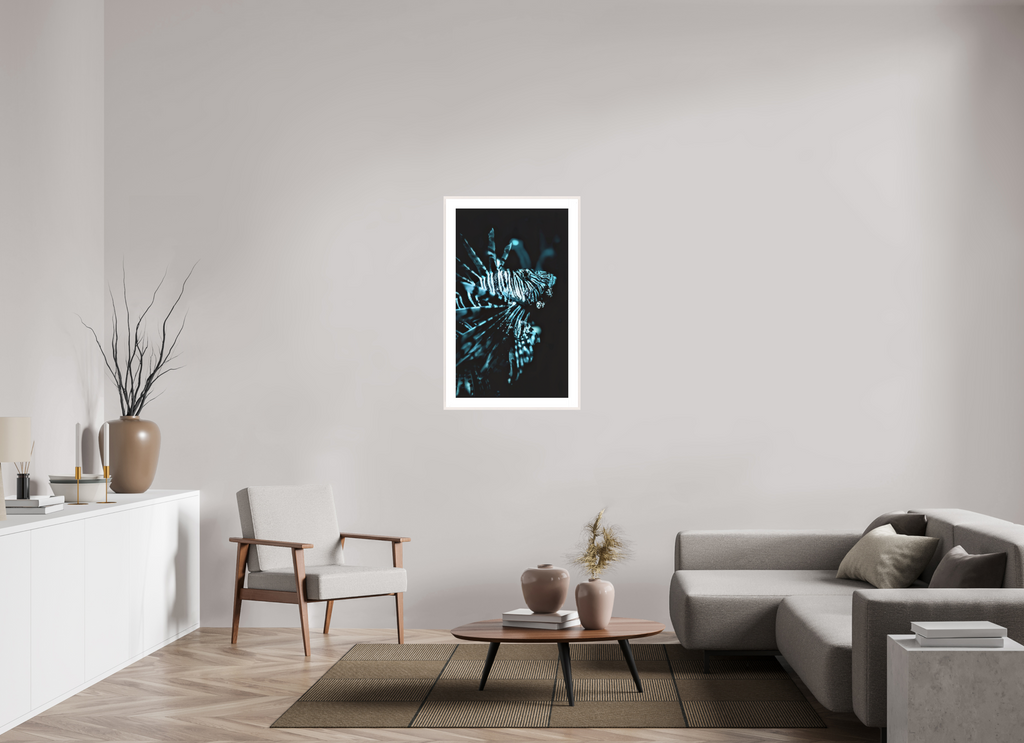 silent sovereign lionfish underwater fine art photography