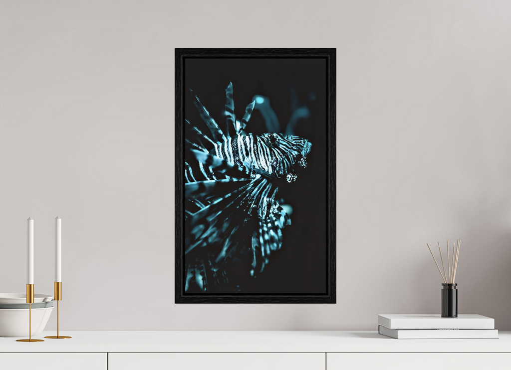 silent sovereign lionfish underwater fine art photography
