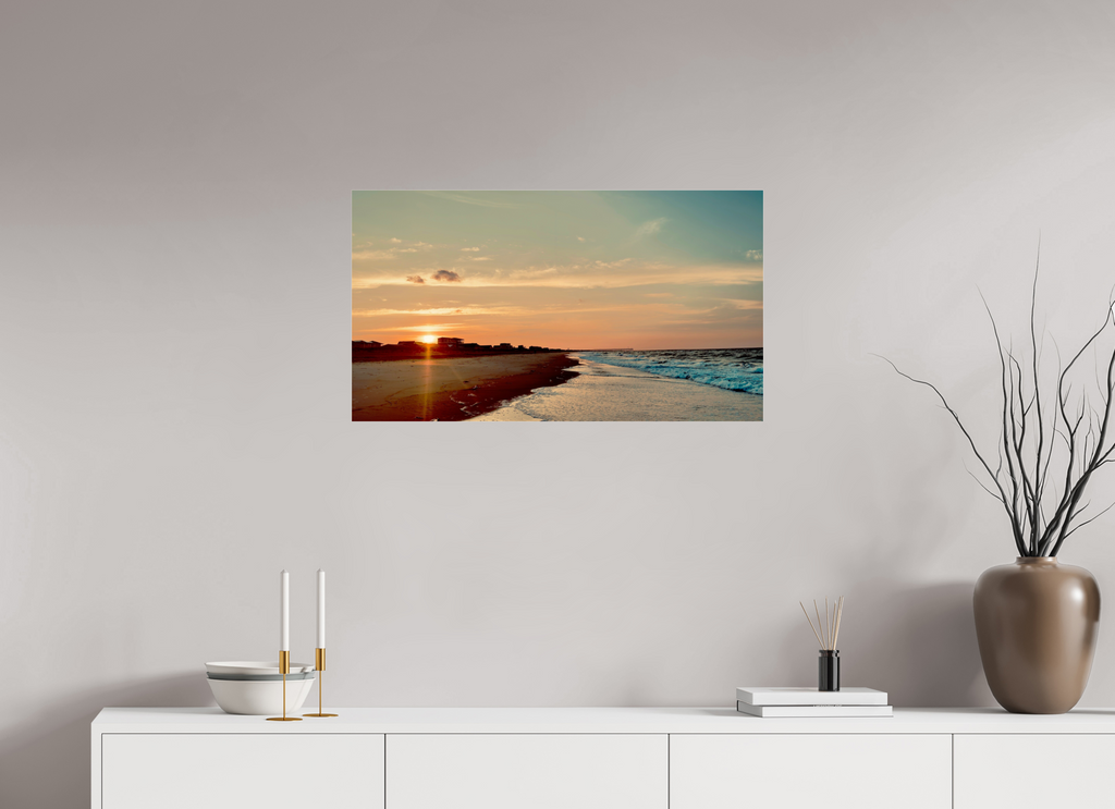 32 x 18″, Photo Print Under Acrylic Glass Golden Hour Glow