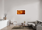 40.8 x 21″, Changeable Magnetic Frame Crimson Horizon fine art storm photograph