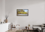 nature's cascade serene river landscape wall art photography