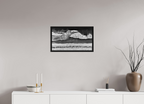 24 x 13.5″, Floater Frame Monochrome Swell