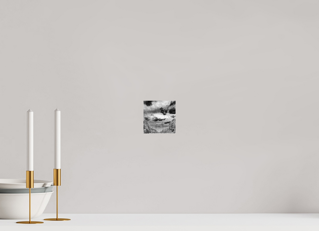 4 x 4.1″, Photo Print Under Acrylic Glass Powers of Contrast black and white fine art print
