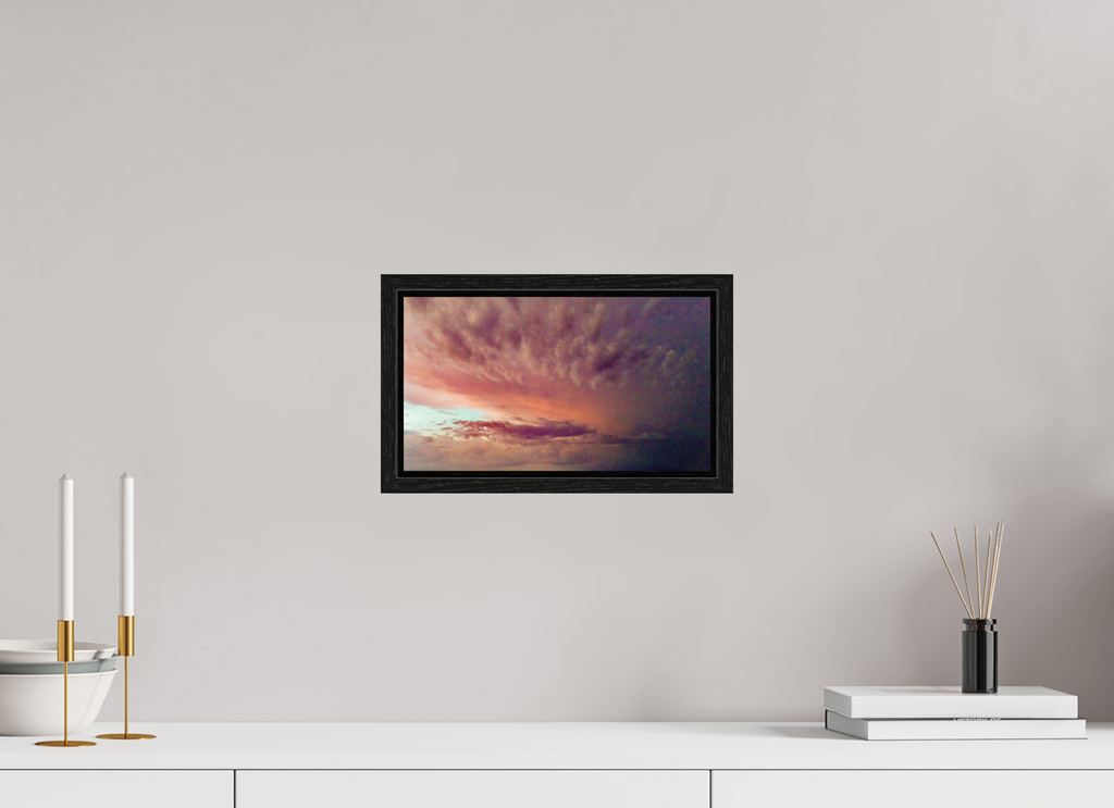 12 x 6.8″, Floater Frame July Horizon