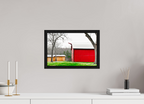 A Countryside Print Serene Rustic Landscape Wall Art