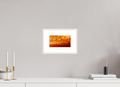 8 x 4.5″, Changeable Magnetic Frame Golden Inferno golden inferno fine art photograph