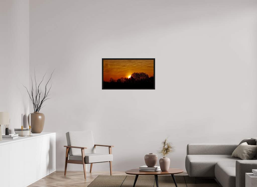 sunset silhouette dramatic coastal wall art photography