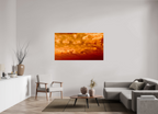 64 x 36″, Photo Print Under Acrylic Glass Golden Inferno golden inferno fine art photograph