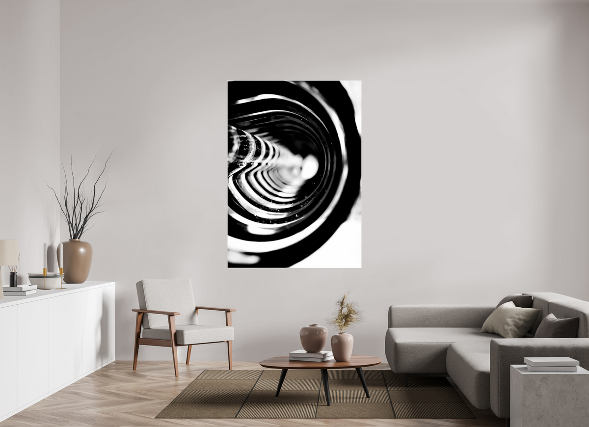 47 x 65.8″, Photo Print Under Acrylic Glass Monochrome Vortex monochrome Vortex fine art print