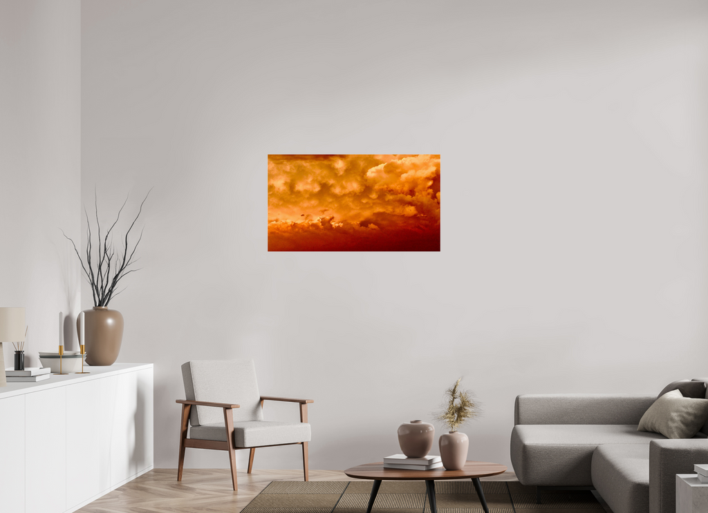 40 x 22.5″, Photo Print Under Acrylic Glass Golden Inferno golden inferno fine art photograph