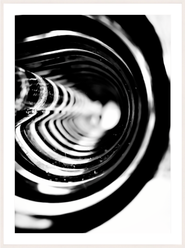monochrome Vortex fine art print