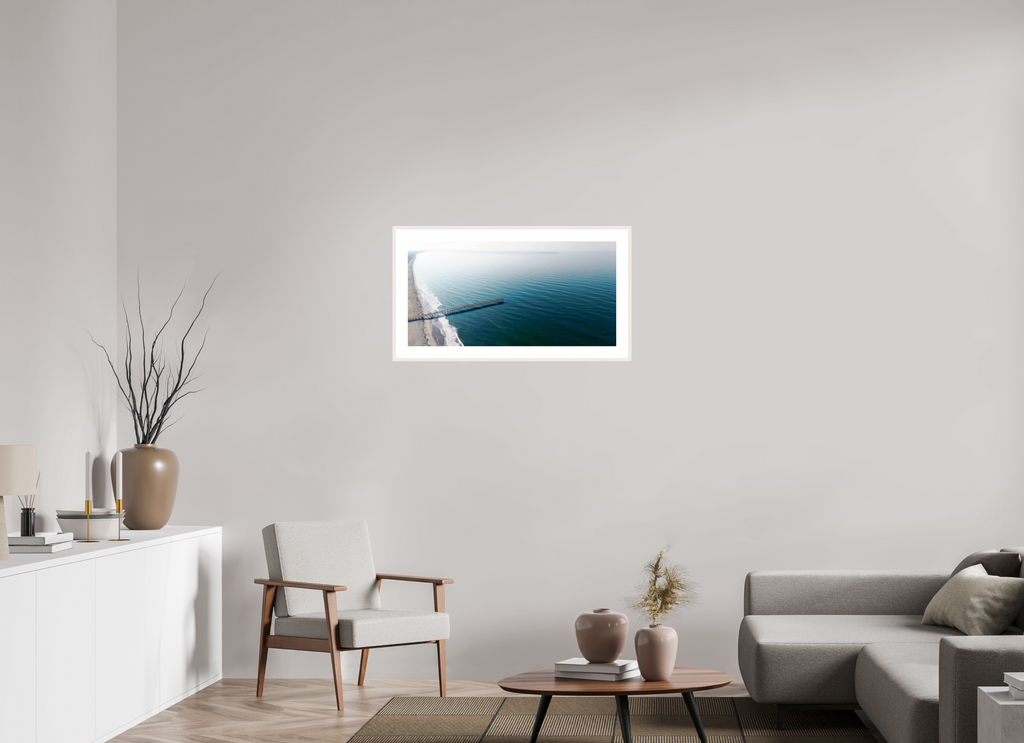 33.5 x 17″, Changeable Magnetic Frame Ocean Serenity