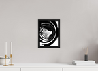 8 x 11.2″, Floater Frame Monochrome Vortex monochrome Vortex fine art print