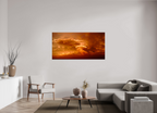 68 x 35″, Photo Print On Fuji Crystal DP II Crimson Horizon fine art storm photograph