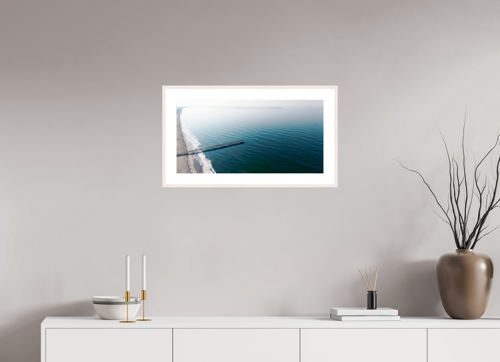 25.6 x 13″, Changeable Magnetic Frame Ocean Serenity