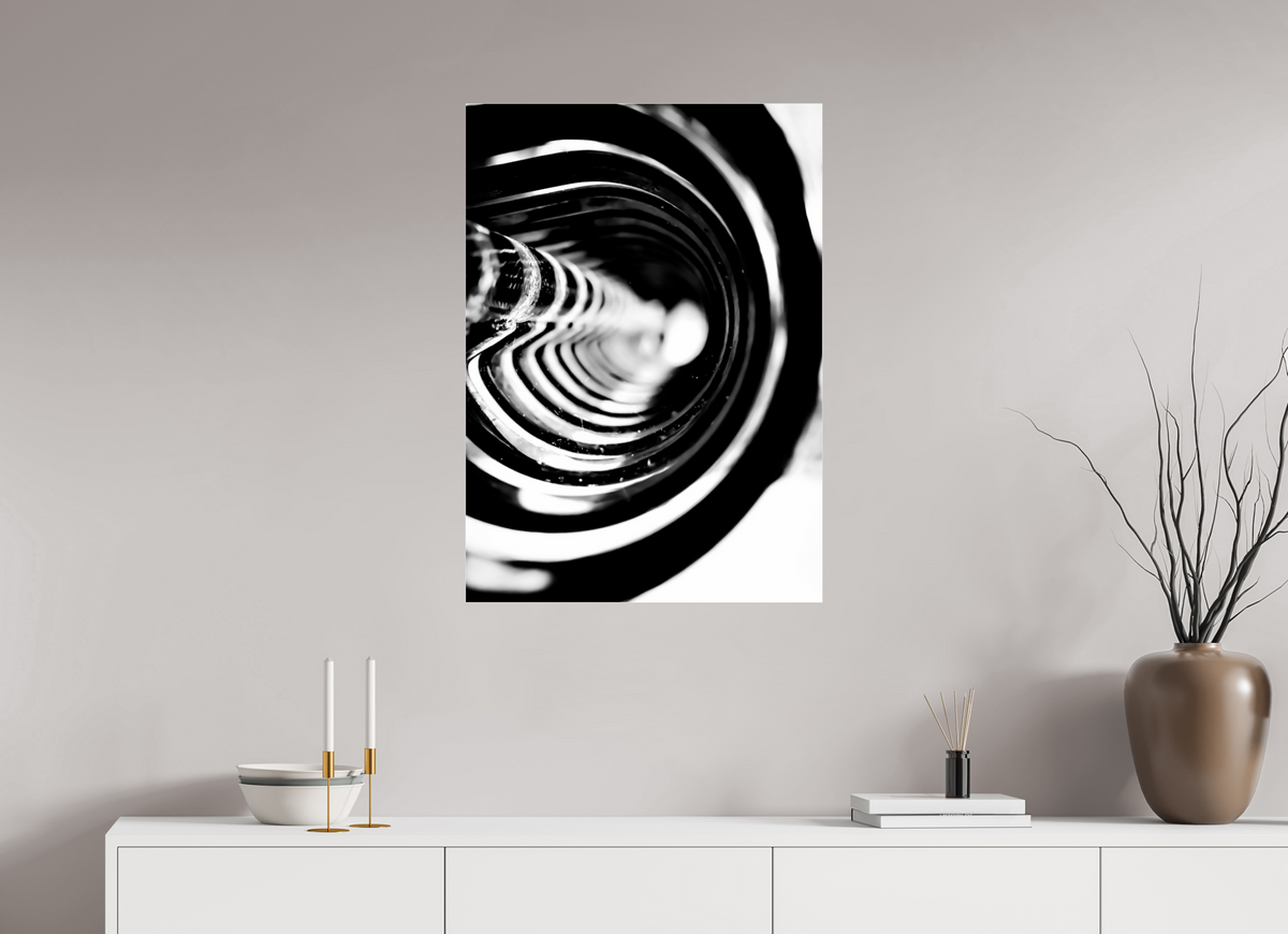 24 x 33.6″, Photo Print Under Acrylic Glass Monochrome Vortex monochrome Vortex fine art print