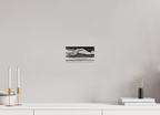 8 x 4.5″, Photo Print Under Acrylic Glass Monochrome Swell