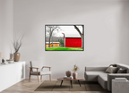 A Countryside Print Serene Rustic Landscape Wall Art