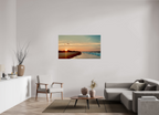 55 x 30.9″, Photo Print Under Acrylic Glass Golden Hour Glow