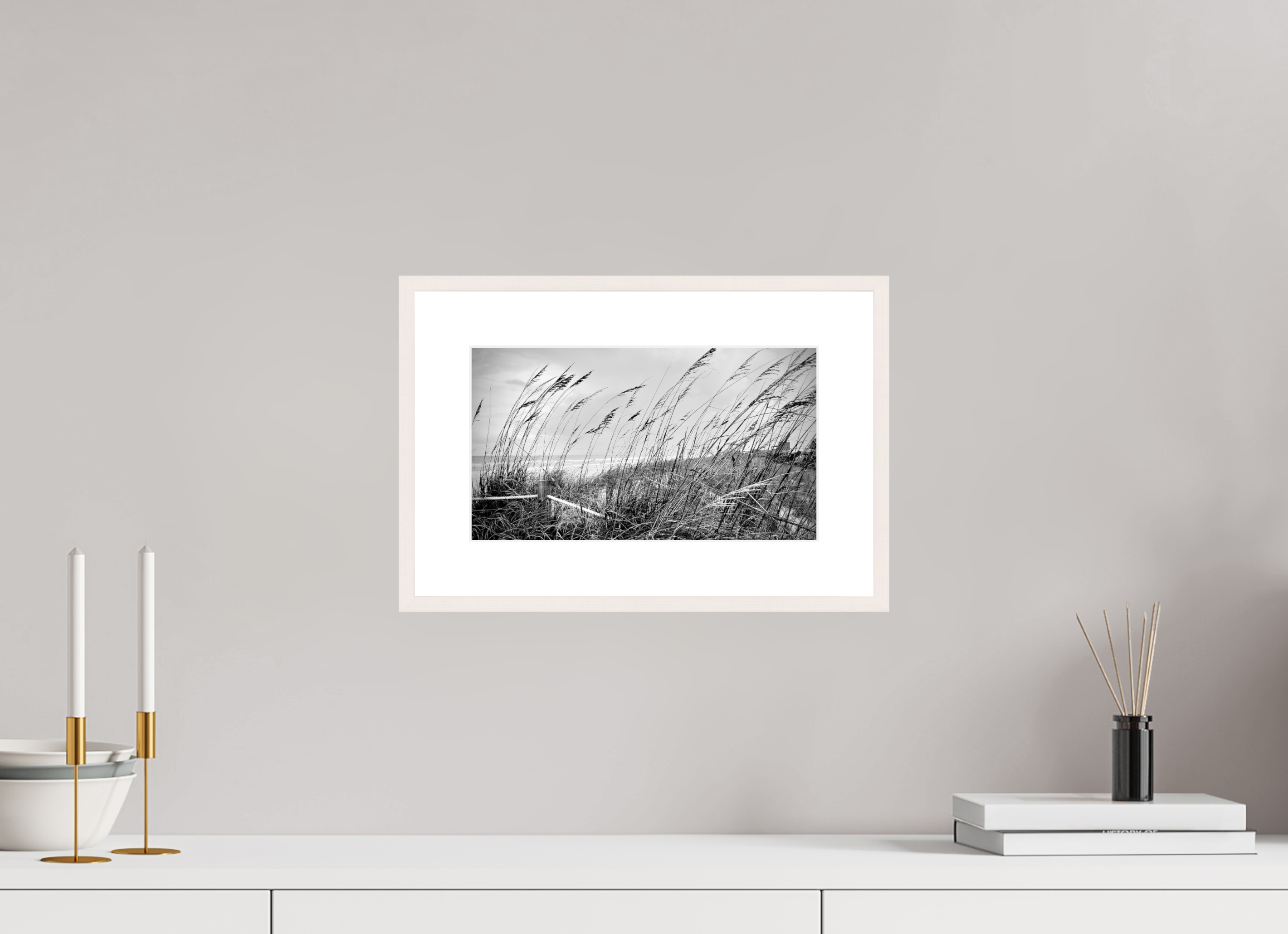 12 x 6.8″, Changeable Magnetic Frame Whispering Sea Oats