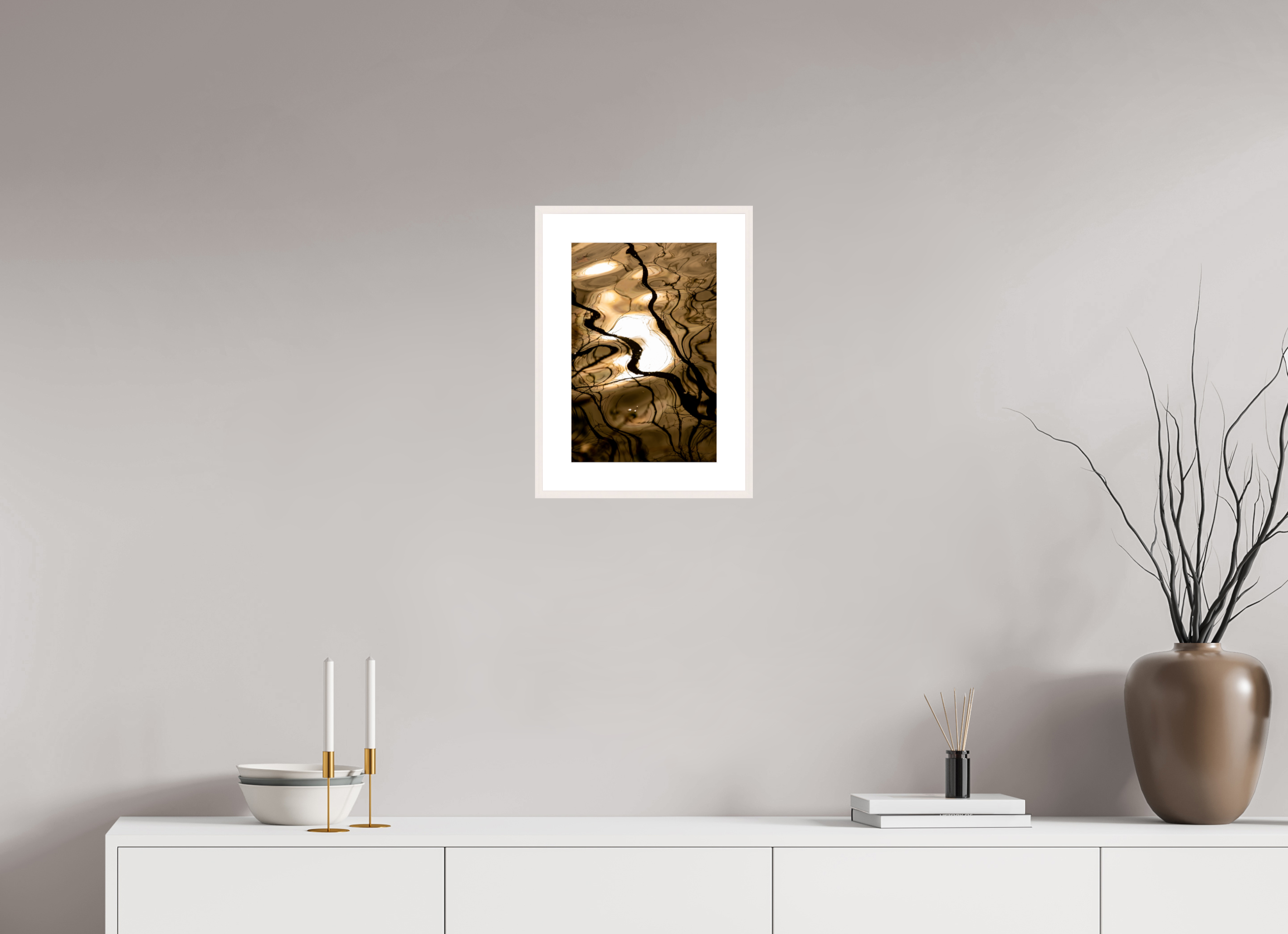 10 x 15″, Changeable Magnetic Frame Liquid Gold