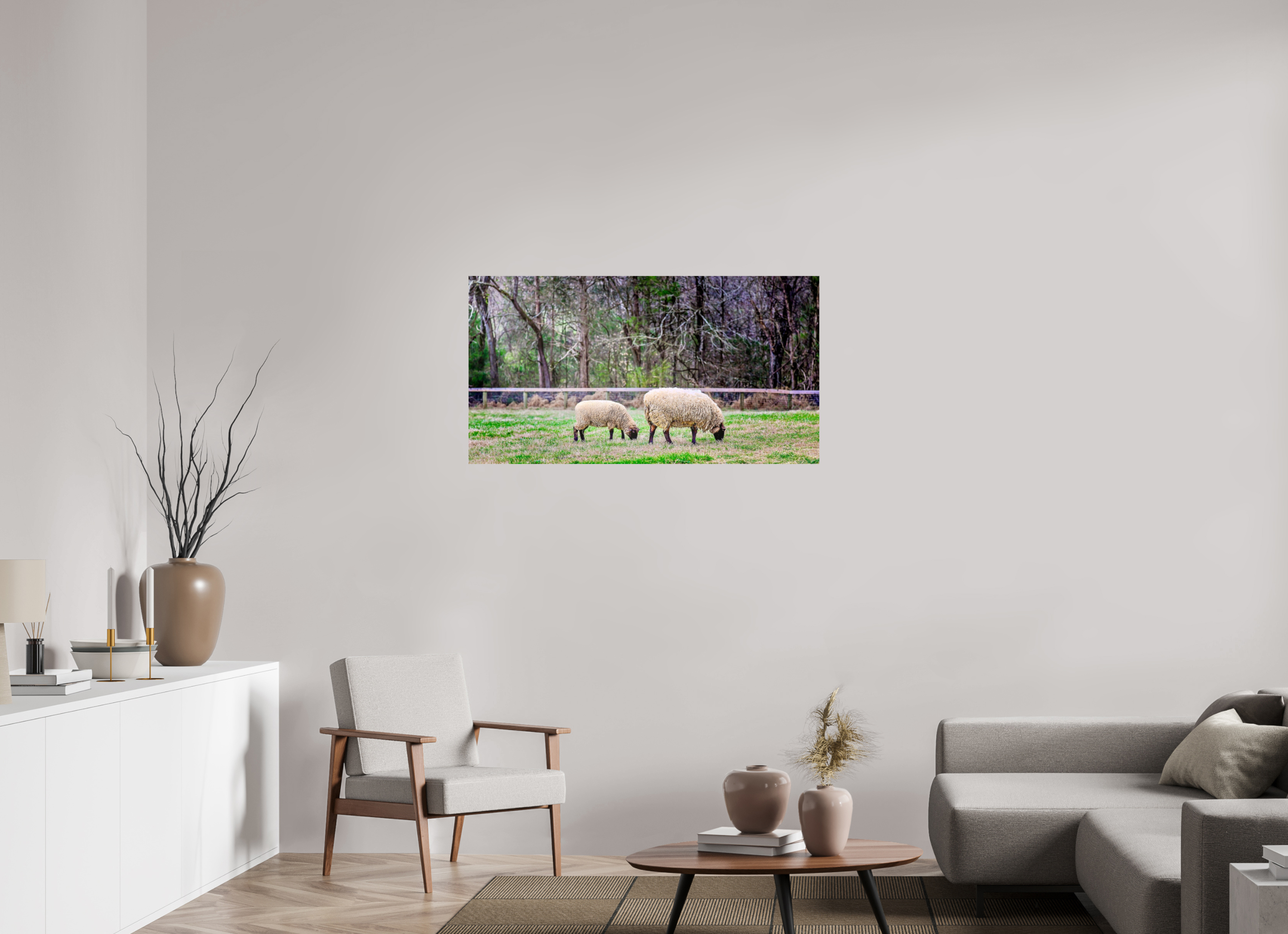 44.8 x 24″, Photo Print On Fuji Crystal DP II Tranquil Pastures