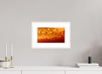 12 x 6.8″, Changeable Magnetic Frame Golden Inferno golden inferno fine art photograph