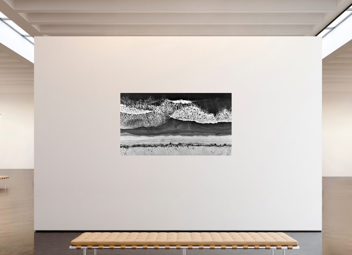 80 x 45″, Photo Print On Fuji Crystal DP II Monochrome Swell