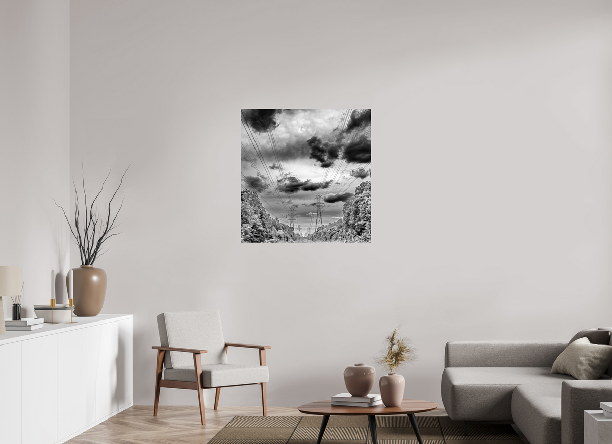 35 x 36″, Photo Print On Fuji Crystal DP II Powers of Contrast black and white fine art print