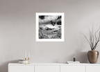 20 x 20.6″, Changeable Magnetic Frame Powers of Contrast black and white fine art print