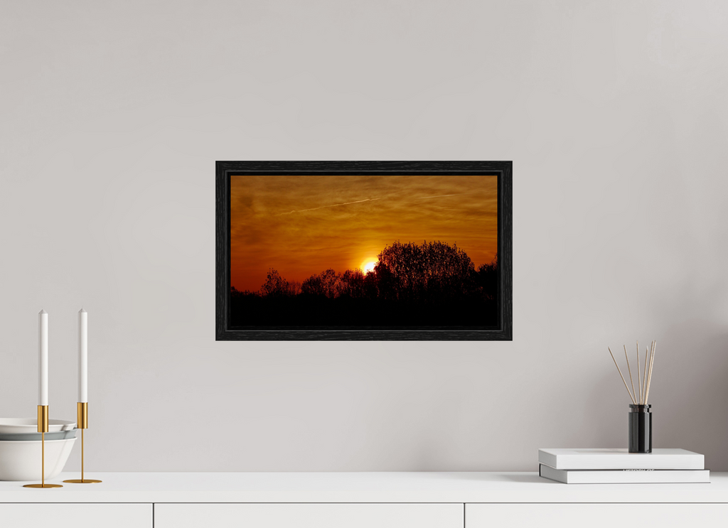 sunset silhouette dramatic coastal wall art photography