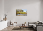 nature's cascade serene river landscape wall art photography