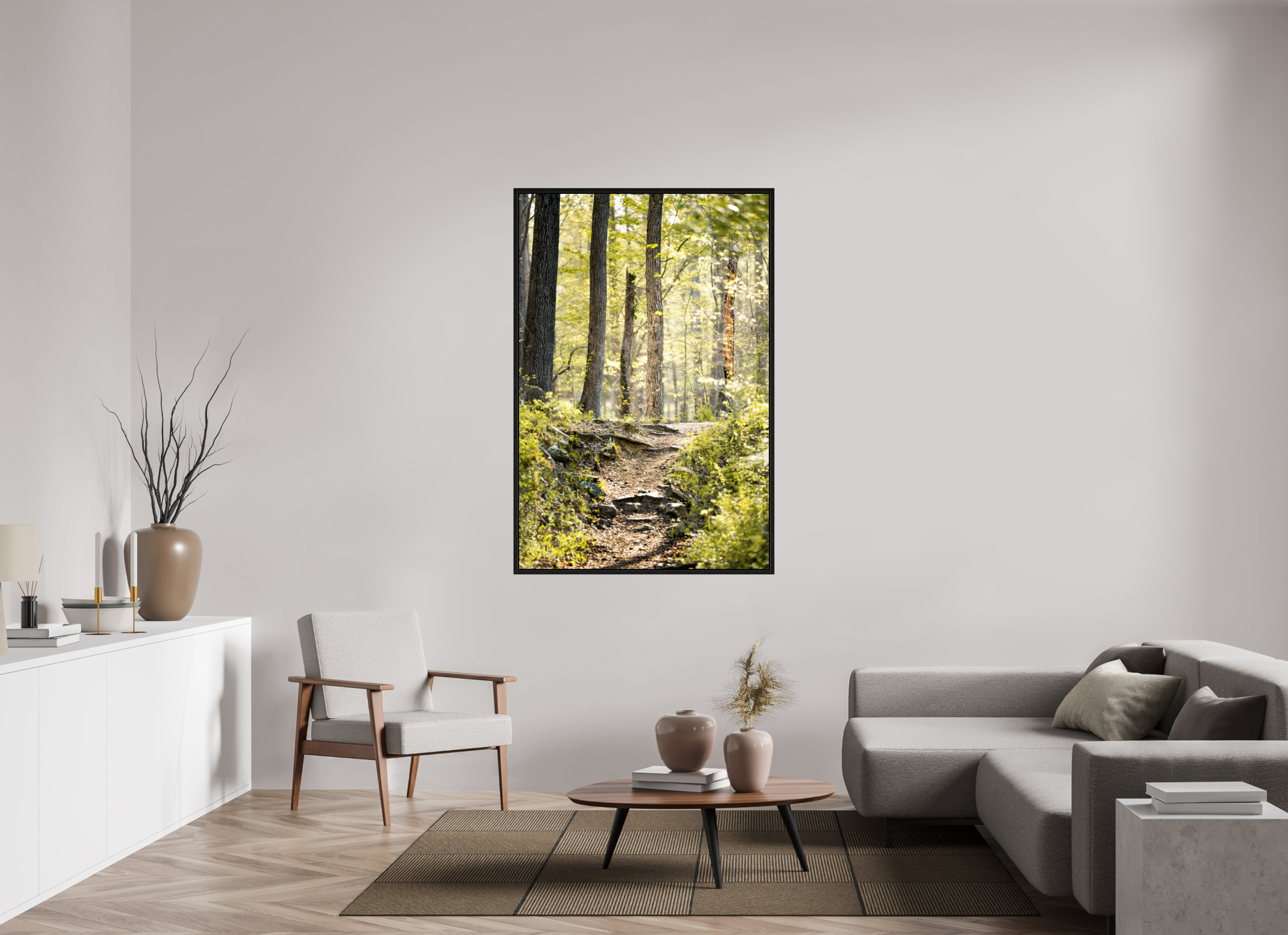 40 x 60″, Floater Frame Morning Light