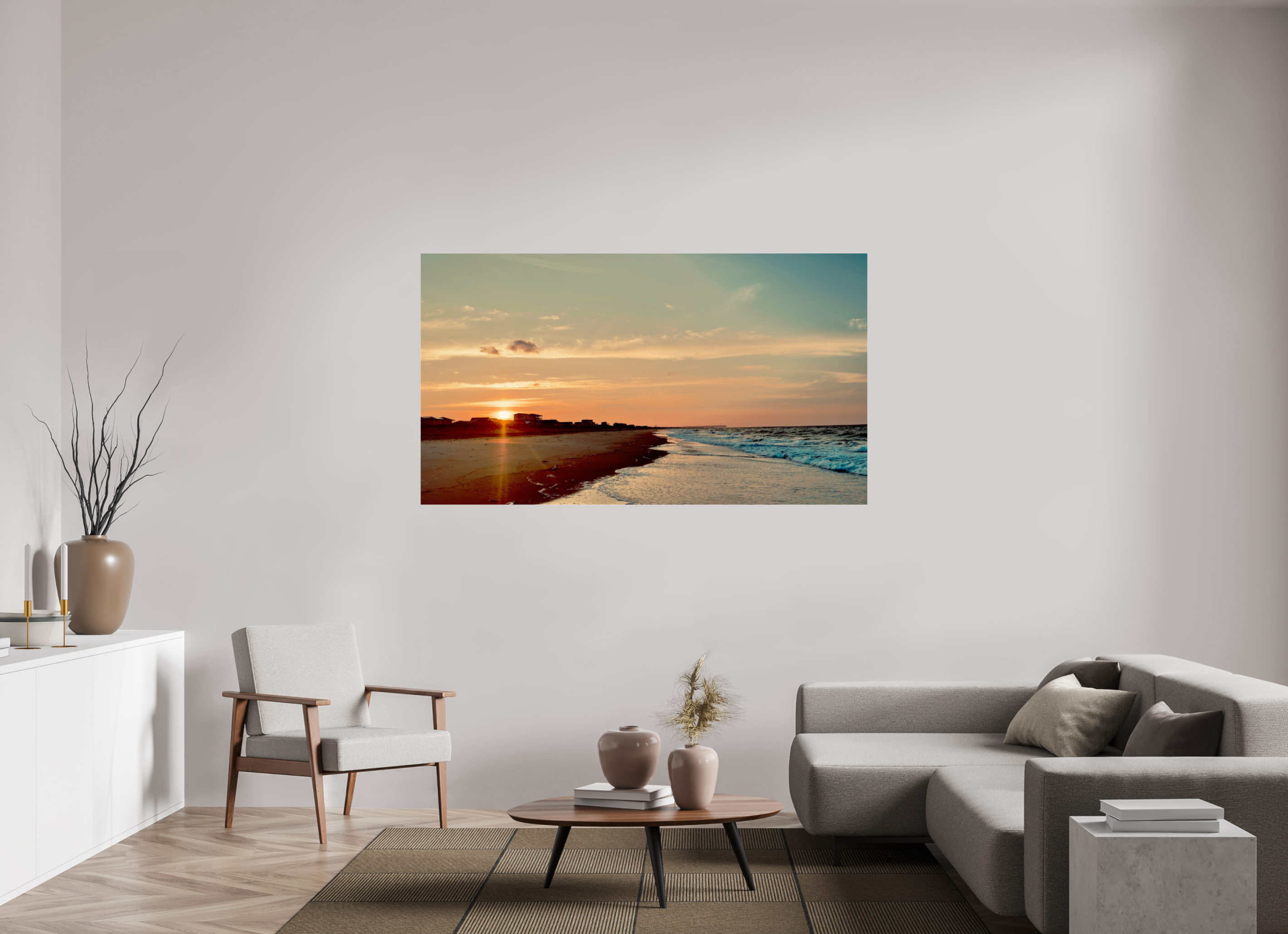 70 x 39.4″, Photo Print Under Acrylic Glass Golden Hour Glow
