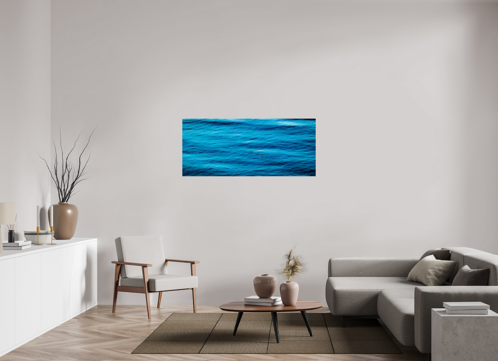 55.6 x 24″, Photo Print On Fuji Crystal DP II Ocean Whispers minimalist ocean photography print