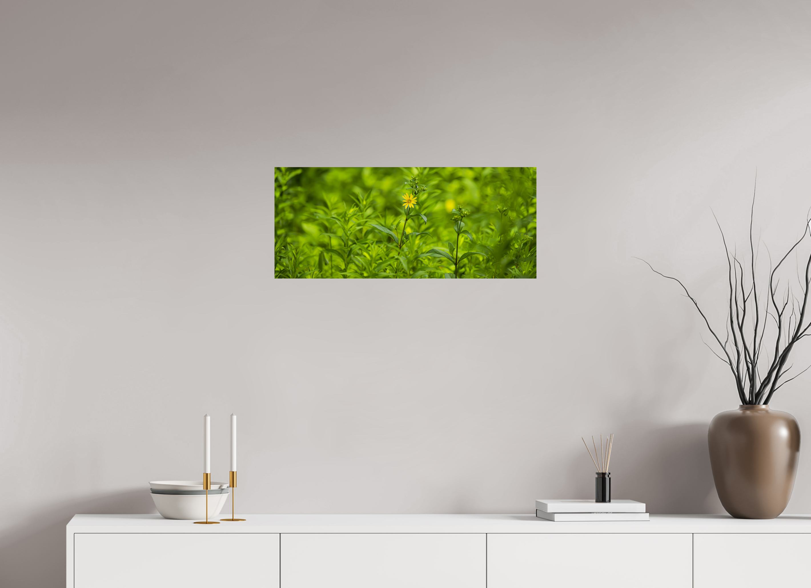 28.2 x 12″, Photo Print On Fuji Crystal DP II Lonely Bloom