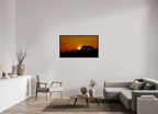 sunset silhouette dramatic coastal wall art photography
