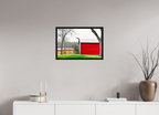 A Countryside Print Serene Rustic Landscape Wall Art