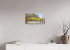 nature's cascade serene river landscape wall art photography